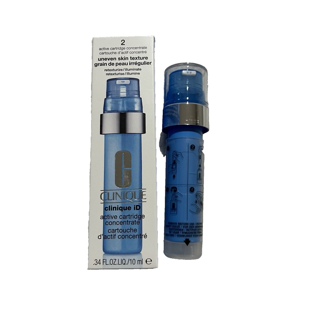 Clinique ID 2 Active Cartridge Concentrate Uneven Skin Texture Retexture‎  .34oz
